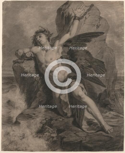 Prometheus Bound. Creator: Christian Schussele.