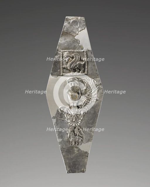 Prometopidion or Forehead Ornament from a Horse Trapping of Greek-Hellenistic Type, 2nd century BC. Creator: Unknown.