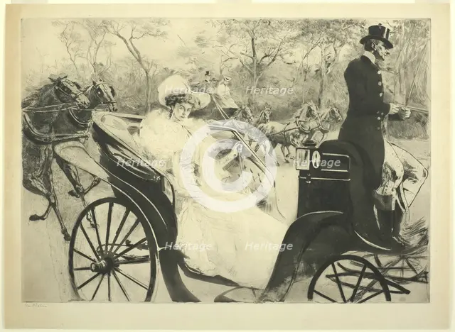 Promenade, 1902. Creator: Edgar Chahine.