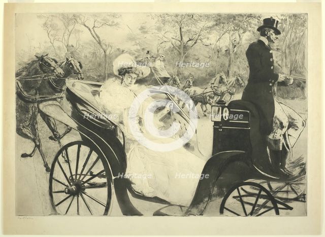 Promenade, 1902. Creator: Edgar Chahine.