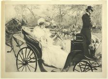 Promenade, 1902. Creator: Edgar Chahine