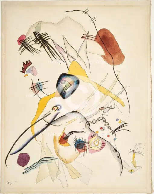 Promenade, 1920. Creator: Kandinsky, Wassily Vasilyevich (1866-1944).
