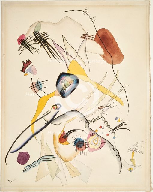 Promenade, 1920. Creator: Kandinsky, Wassily Vasilyevich (1866-1944).