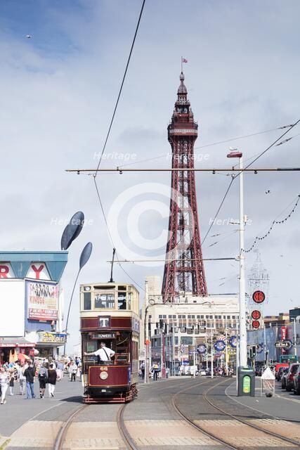 Promenade, Blackpool, Lancashire, 2017. Creator: Alun Bull.