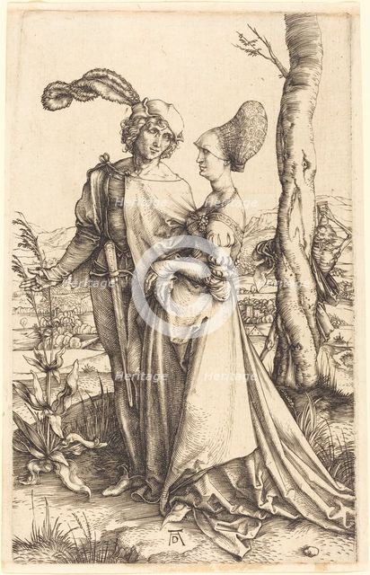 Promenade, c. 1497. Creator: Albrecht Durer.
