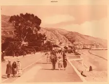 Promenade du Midi, Menton 1930. Creator: Unknown