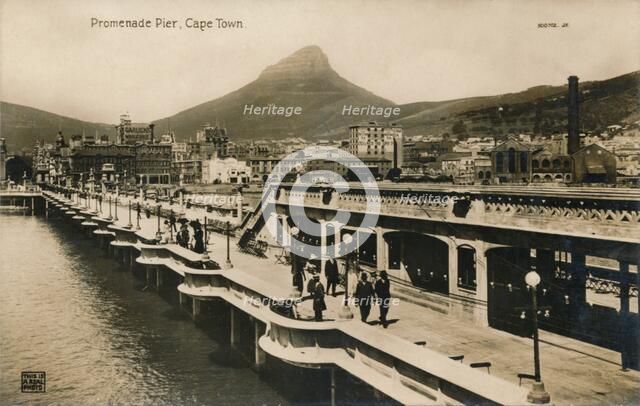 'Promenade Pier, Cape Town', c1900. Artist: Unknown.
