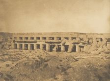 Promenoir de Thoutmès III - Dernières galeries du Palais de Karnac (Thèbes), 1849-50. Creator: Maxime du Camp