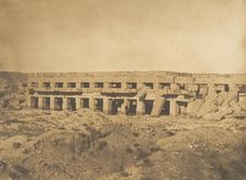 Promenoir de Thoutmès III - Dernières galeries du Palais de Karnac (Thèbes), 1849-50. Creator: Maxime du Camp