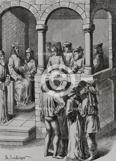 Promulgation of an Edict, 1878.  Creator: Albert Coinchon.