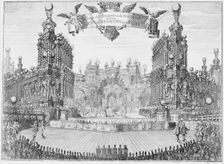 Proscenium for Angelica, Vincitrice di Alcina, 1716. Creator: Franz Ambros Dietel