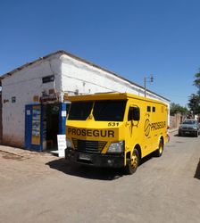 Prosegur security lorry, Chile 2019. Creator: Unknown