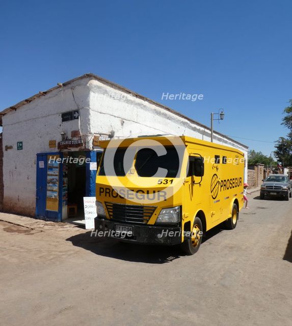 Prosegur security lorry, Chile 2019. Creator: Unknown.