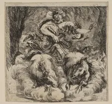 Proserpina, from Game of Mythology (Jeu de la Mythologie), 1644. Creator: Stefano della Bella