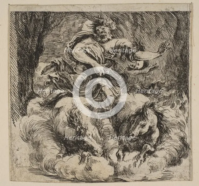 Proserpina, from 'Game of Mythology' (Jeu de la Mythologie), 1644. Creator: Stefano della Bella.