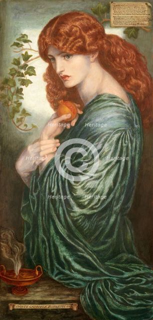 Proserpine, 1882. Creator: Dante Gabriel Rossetti.