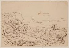 Proserpine Gathering Flowers in the Vale of Enna, 1846 or 1847. Creator: Thomas Cole