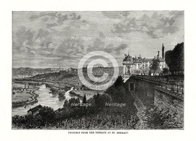 'Prospect from the Terrace at St Germain', France, 1879. Artist: Unknown