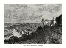 Prospect from the Terrace at St Germain France, 1879