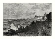 Prospect from the Terrace at St Germain France, 1879