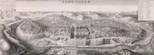 Prospect of Jerusalem, 1660., 1660. Creator: Wenceslaus Hollar