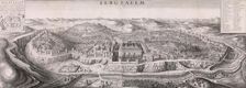 Prospect of Jerusalem, 1660., 1660. Creator: Wenceslaus Hollar