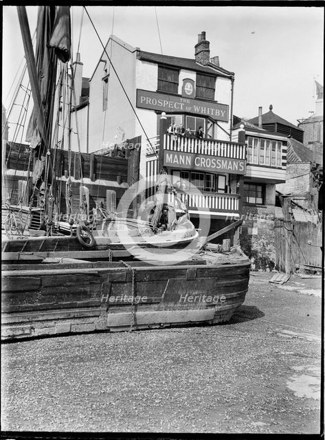 Prospect of Whitby, Wapping Wall, Wapping, Tower Hamlets, Greater London Authority, 1930s. Creator: Charles William  Prickett.