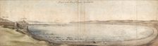Prospect of the Bay of Tangier from the south-east, mid 17th century. Artist: Wenceslaus Hollar