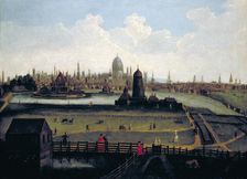 Prospect of the City from the North London, c1730. Artist: Anon