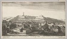 Prospect of the inner part of Tangier, with the upper Castle, from South-East, 1669-73. Creator: Wenceslaus Hollar