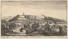 Prospect of the inner part of Tangier, ca. 1670. Creator: Wenceslaus Hollar