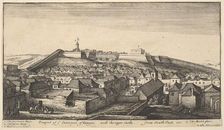 Prospect of the inner part of Tangier, ca. 1670. Creator: Wenceslaus Hollar