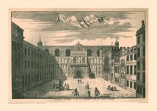 Prospect of the London Guild Hall,1755, (1886)