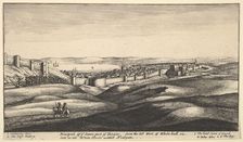 Prospect of the Lower Part of Tangier, ca. 1670. Creator: Wenceslaus Hollar