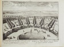 Prospect of the Zoo, 1731. Creator: Kleiner; Salomon (1700-1761)