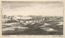 Prospect of ye lower part of Tangier, from the hill West of White-hall, 1669-73. Creator: Wenceslaus Hollar