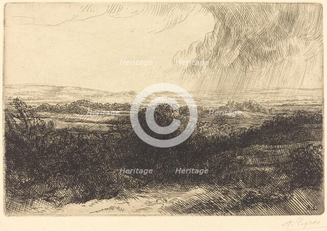 Prospect (Le point de vue). Creator: Alphonse Legros.