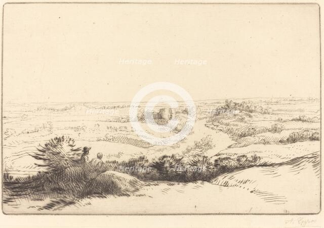 Prospect (Le point de vue). Creator: Alphonse Legros.