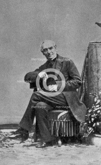 Prosper Merimee, French author, historian and archaeologist, 1861. Artist: Unknown