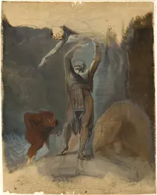 Prospero, Miranda, Caliban and Ariel, 1800/05. Creator: Henry Fuseli