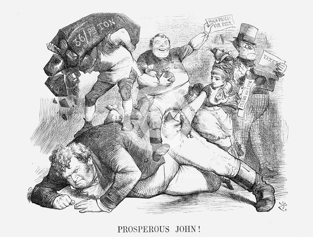 'Prosperous John', 1872. Creator: Joseph Swain.