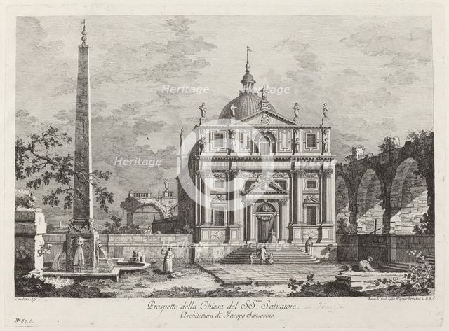 Prospetto della Chiesa del SS. Salvatore, 1742. Creator: Fabio Berardi.
