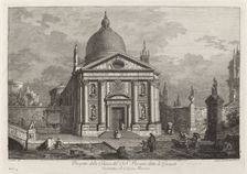 Prospetto della Chiesa del SS. Rosario detta de Gesuati, 1742. Creator: Joseph Wagner