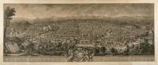 Prospetto dell'Alma Città di Roma visto dal Monte Gianciolo, Between 1745 and 1765. Creator: Vasi, Giuseppe (1710-1782)