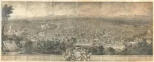 Prospetto dell'Alma Città di Roma visto dal Monte Gianciolo, c. 1750. Creator: Vasi, Giuseppe (1710-1782)