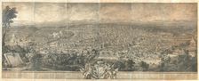 Prospetto dell'Alma Città di Roma visto dal Monte Gianciolo, c. 1750. Creator: Vasi, Giuseppe (1710-1782)