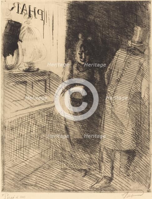 Prostitution (La Prostitution), c. 1886. Creator: Paul Albert Besnard.