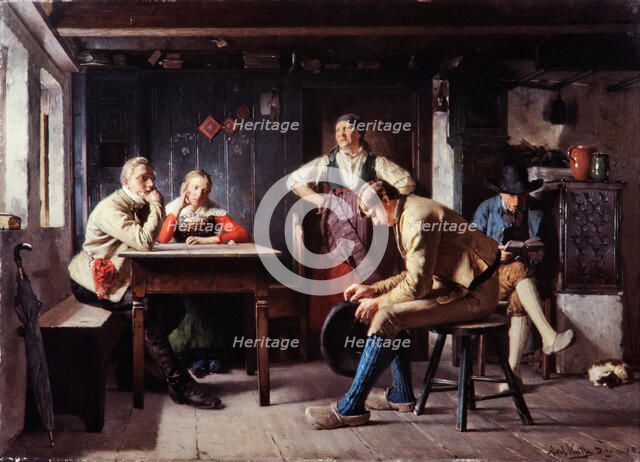 Proposal (The Rivals). Artist: Kulle, Axel (1846-1908)