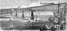 Proposed Bridge across the Hudson at Poughkeepsie 1883