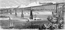 Proposed Bridge across the Hudson at Poughkeepsie 1883